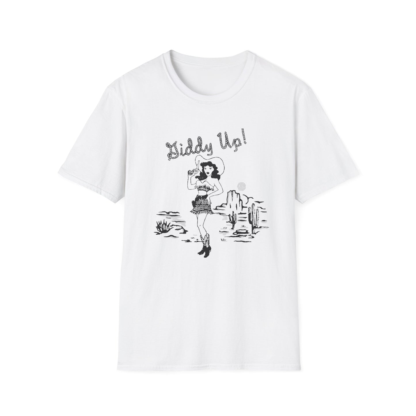 Western Pinup - Unisex Softstyle T-Shirt